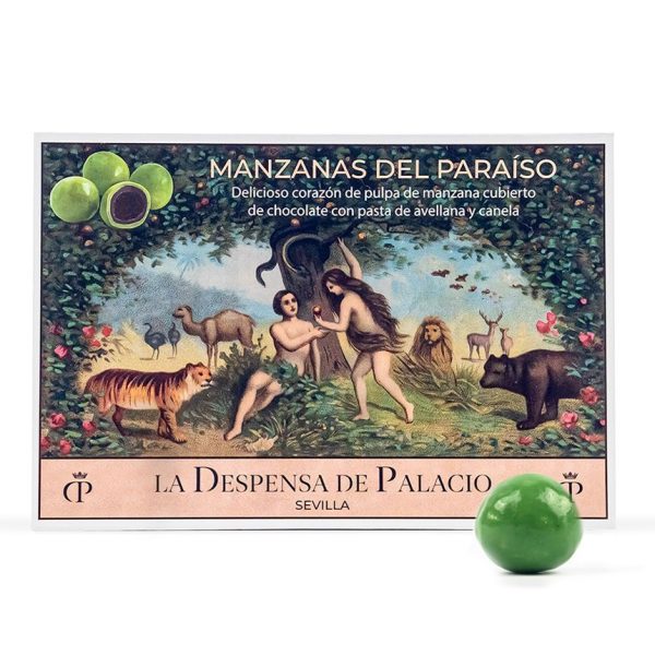Manzanas del Paraíso de chocolate y pulpa de manzana