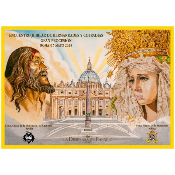 procesion-EL-Cachorro-y-Virgen-de-la-Esperanza-en-Roma